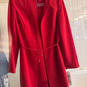 Women’s Crimson coat with skirt